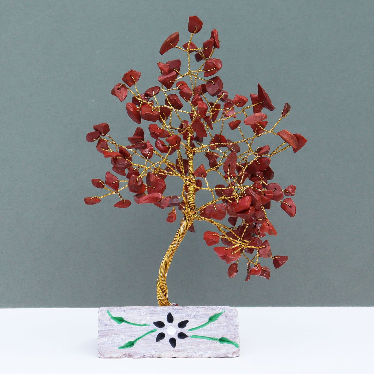 Gemstone Tree - Red Jasper - 160 Stone - ScentiMelti  Gemstone Tree - Red Jasper - 160 Stone