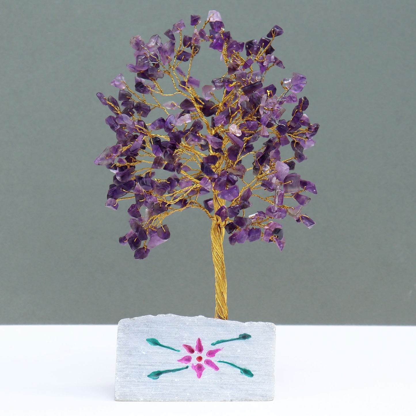 Gemstone Tree - Amethyst - 320 Stone - ScentiMelti  Gemstone Tree - Amethyst - 320 Stone