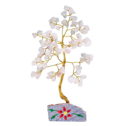 Gemstone Tree - Rose Quartz - 80 Stone - ScentiMelti  Gemstone Tree - Rose Quartz - 80 Stone