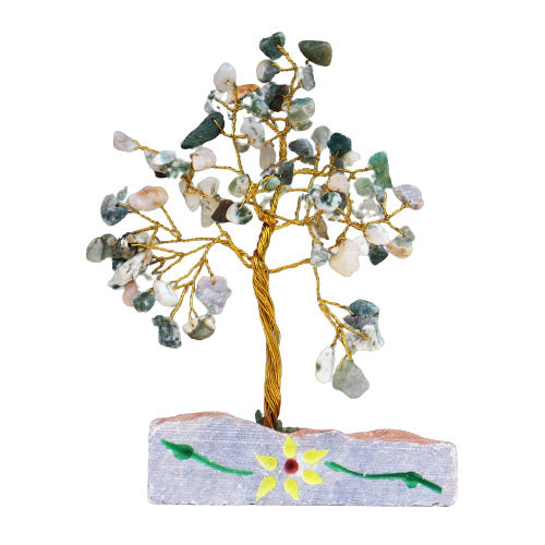 Gemstone Tree - Tree Agate - 80 Stone - ScentiMelti  Gemstone Tree - Tree Agate - 80 Stone