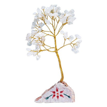 Gemstone Tree - Rock Crystal - 80 Stone - ScentiMelti  Gemstone Tree - Rock Crystal - 80 Stone