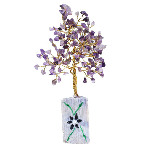 Gemstone Tree - Amethyst - 160 Stone - ScentiMelti  Gemstone Tree - Amethyst - 160 Stone