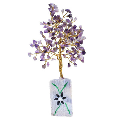 Gemstone Tree - Amethyst - 160 Stone - ScentiMelti  Gemstone Tree - Amethyst - 160 Stone