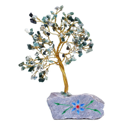 Gemstone Tree - Moss Agate - 160 Stone - ScentiMelti  Gemstone Tree - Moss Agate - 160 Stone