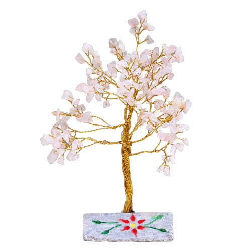 Gemstone Tree - Rose Quartz - 160 Stone - ScentiMelti  Gemstone Tree - Rose Quartz - 160 Stone