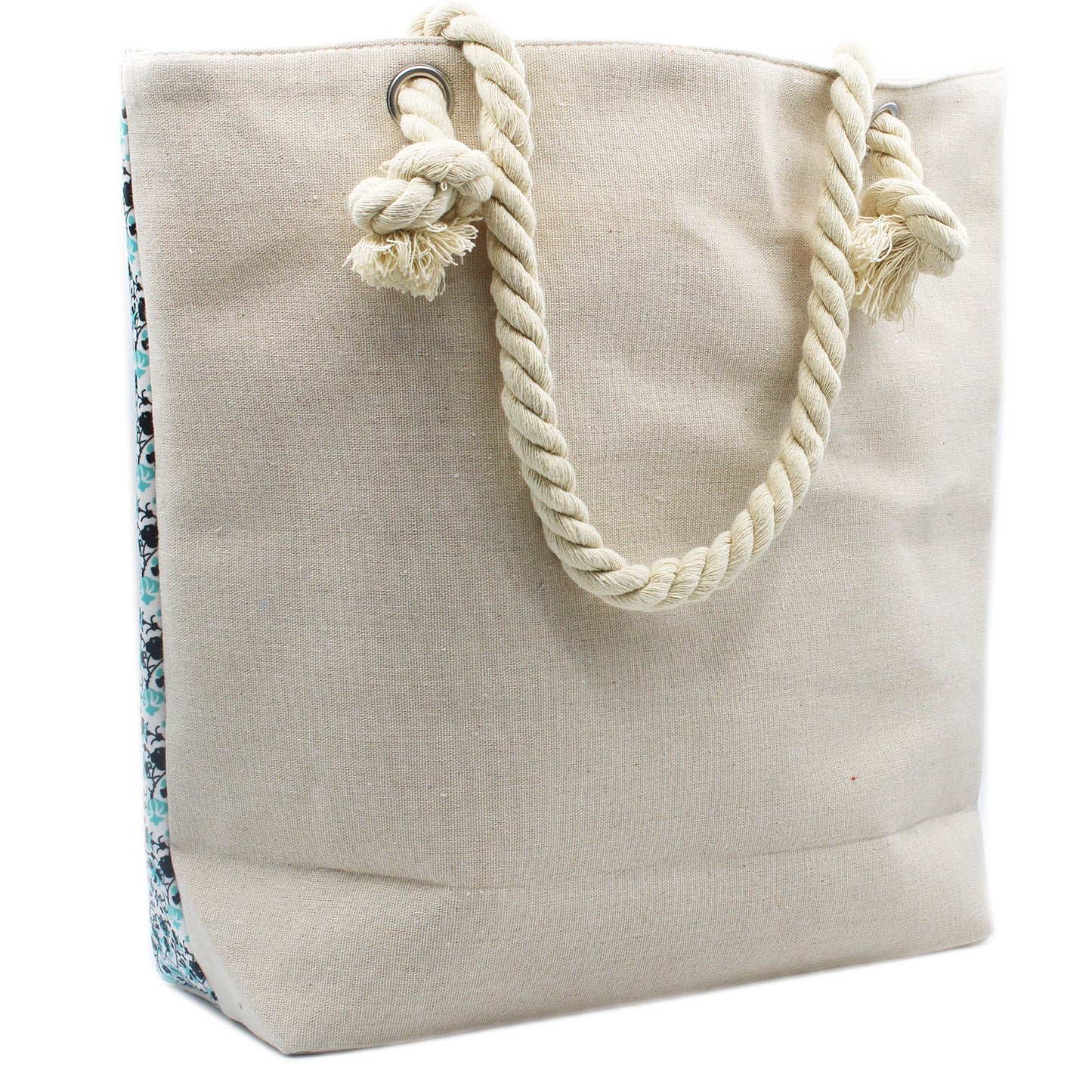 Rope Handle Mandela Bag - Sky Blue - ScentiMelti  Rope Handle Mandela Bag - Sky Blue