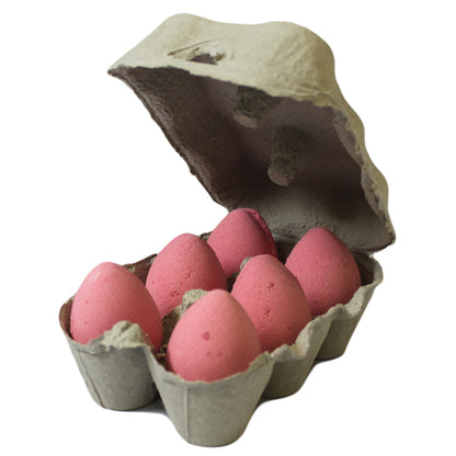 Pack of 6 Bath Eggs - Cherry - ScentiMelti  Pack of 6 Bath Eggs - Cherry