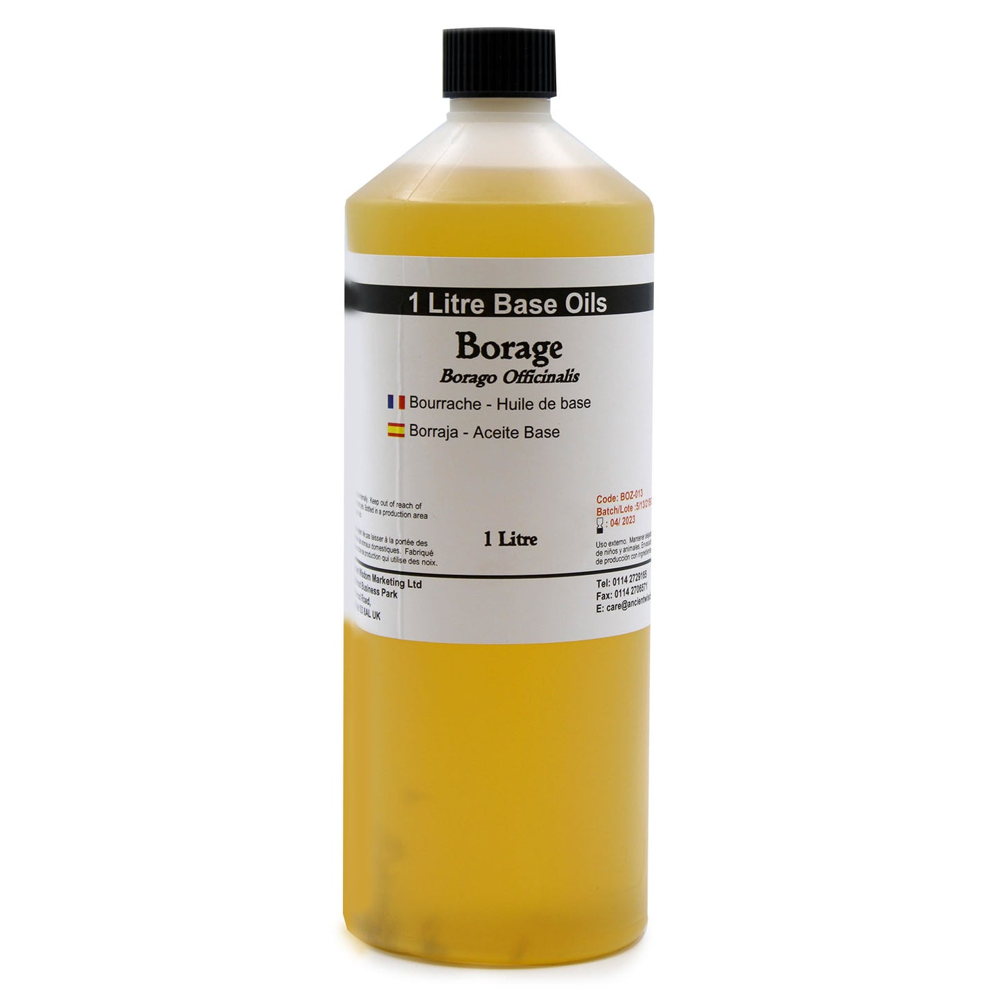 Borage Oil - 1 Litre - ScentiMelti  Borage Oil - 1 Litre