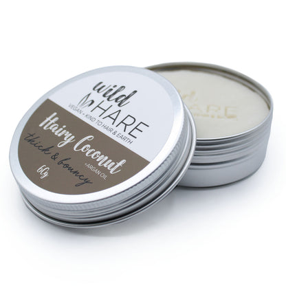 Wild Hare Solid Shampoo 60g - Hairy Coconut - ScentiMelti  Wild Hare Solid Shampoo 60g - Hairy Coconut