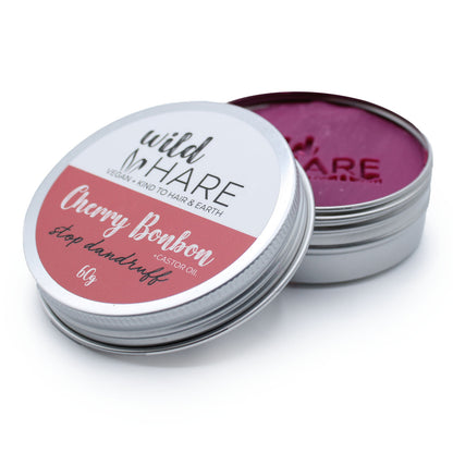 Wild Hare Solid Shampoo 60g - Cherry Bonbon - ScentiMelti  Wild Hare Solid Shampoo 60g - Cherry Bonbon