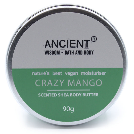 Scented Shea Body Butter 90g - Crazy Mango - ScentiMelti  Scented Shea Body Butter 90g - Crazy Mango