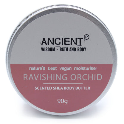 Scented Shea Body Butter 90g - Ravishing Orchid - ScentiMelti  Scented Shea Body Butter 90g - Ravishing Orchid