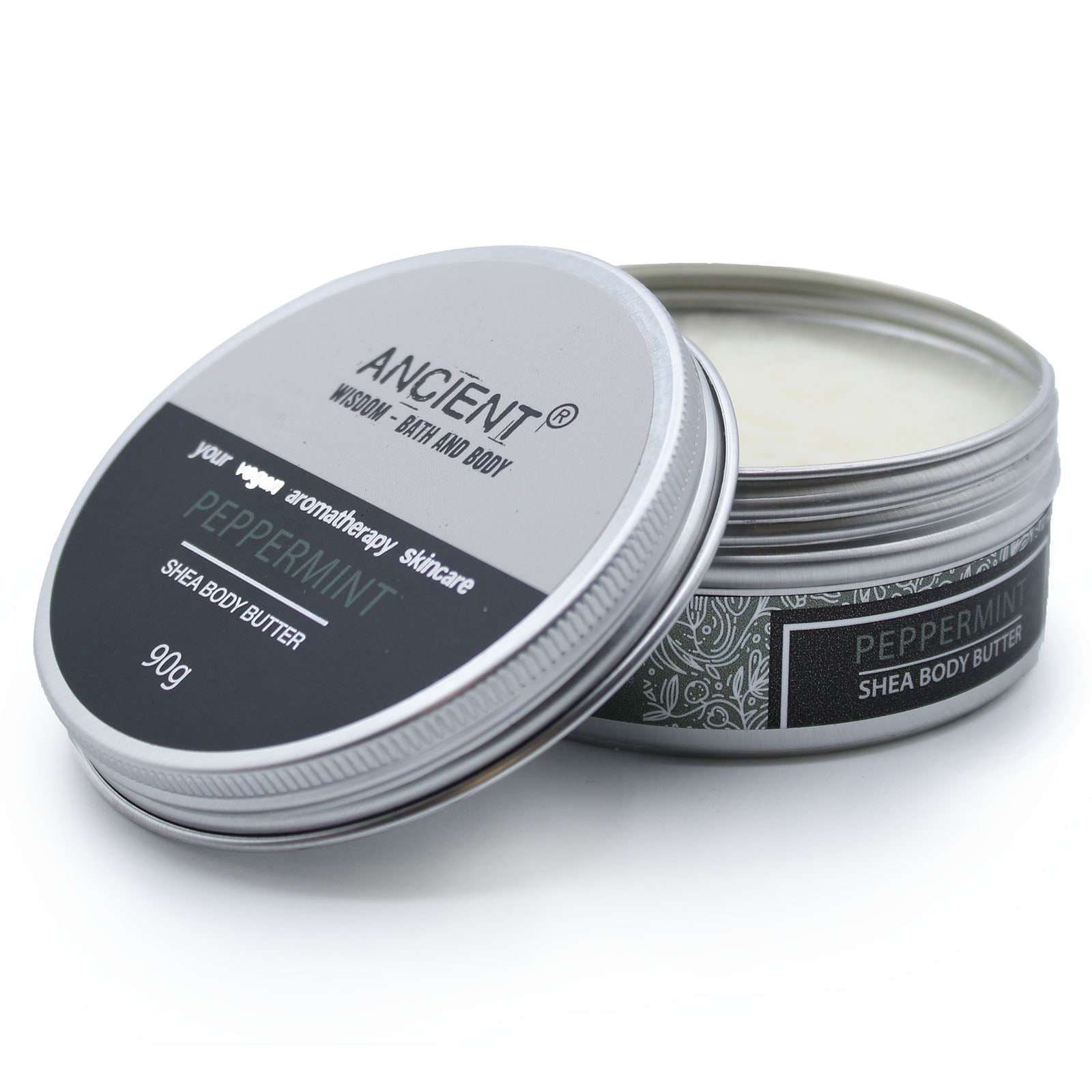 Aromatherapy Shea Body Butter 90g - Peppermint - ScentiMelti  Aromatherapy Shea Body Butter 90g - Peppermint