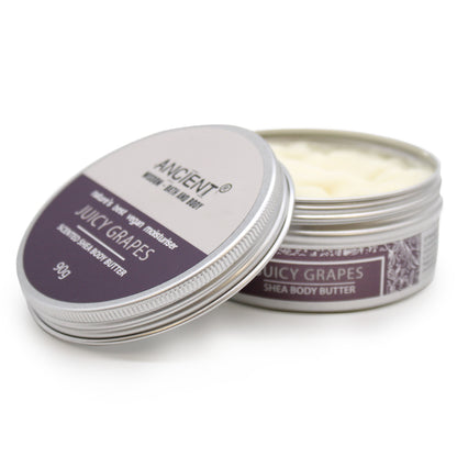 Scented Shea Body Butter 90g - Juicy Grapes - ScentiMelti  Scented Shea Body Butter 90g - Juicy Grapes