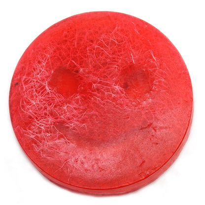 Happy Scrub Soap - Strawberry & Guava - ScentiMelti  Happy Scrub Soap - Strawberry & Guava