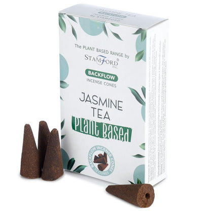 Plant Based Backflow Incense Cones - Jasmine Tea - ScentiMelti  Plant Based Backflow Incense Cones - Jasmine Tea