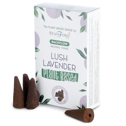 Plant Based Backflow Incense Cones - Lush Lavender - ScentiMelti  Plant Based Backflow Incense Cones - Lush Lavender