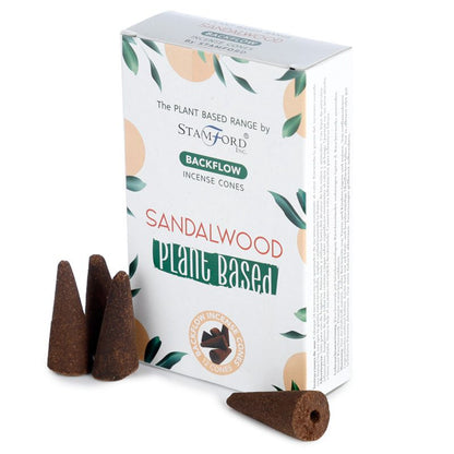 Plant Based Backflow Incense Cones - Sandalwood - ScentiMelti  Plant Based Backflow Incense Cones - Sandalwood