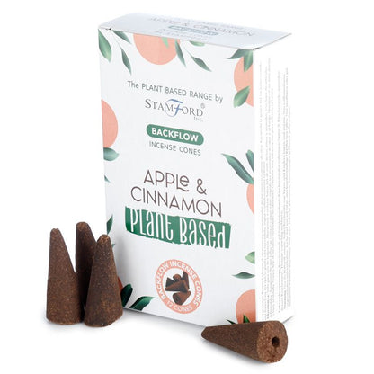 Plant Based Backflow Incense Cones - Apple & Cinnamon - ScentiMelti  Plant Based Backflow Incense Cones - Apple & Cinnamon