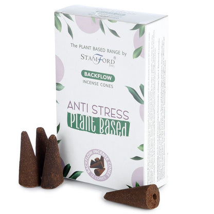 Plant Based Backflow Incense Cones - Anti Stress - ScentiMelti  Plant Based Backflow Incense Cones - Anti Stress