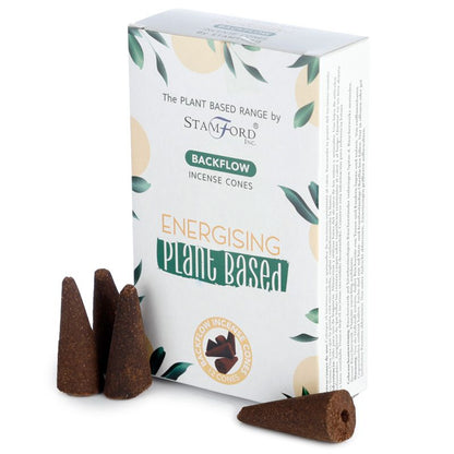 Plant Based Backflow Incense Cones - Energising - ScentiMelti  Plant Based Backflow Incense Cones - Energising