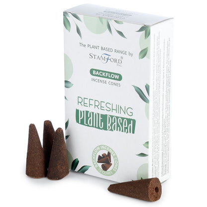 Plant Based Backflow Incense Cones - Refreshing - ScentiMelti  Plant Based Backflow Incense Cones - Refreshing