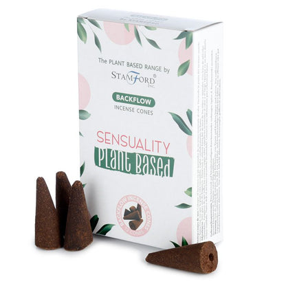 Plant Based Backflow Incense Cones - Sensuality - ScentiMelti  Plant Based Backflow Incense Cones - Sensuality