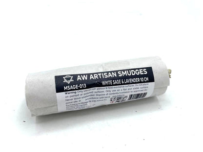 Smudge Stick - White Sage & Lavender 10 cm - ScentiMelti  Smudge Stick - White Sage & Lavender 10 cm