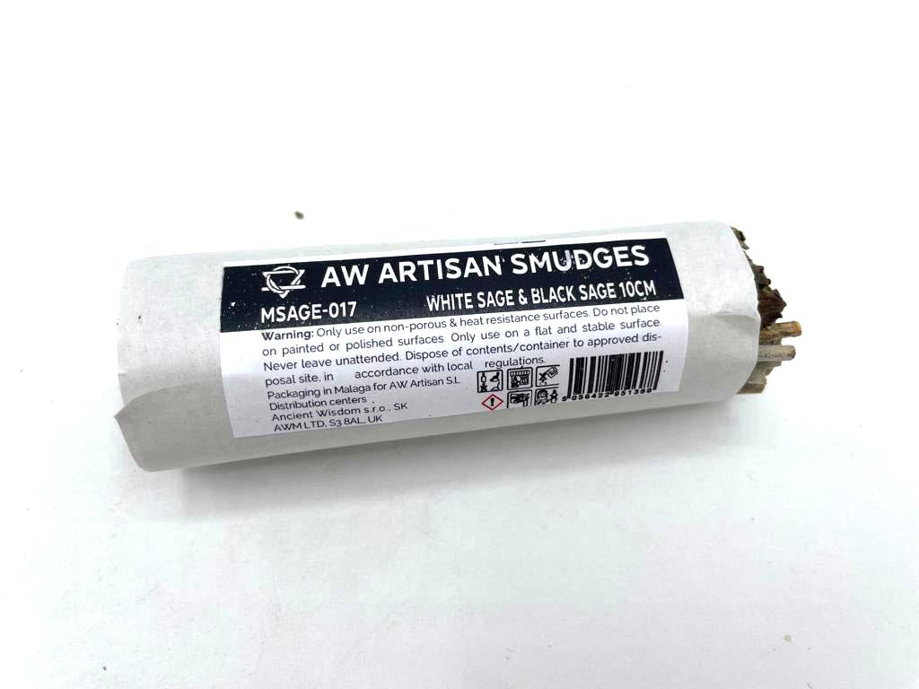 Smudge Stick - White Sage & Black Sage 10cm