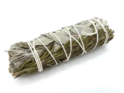 Smudge Stick - White Sage & Rosemary 10cm - ScentiMelti  Smudge Stick - White Sage & Rosemary 10cm