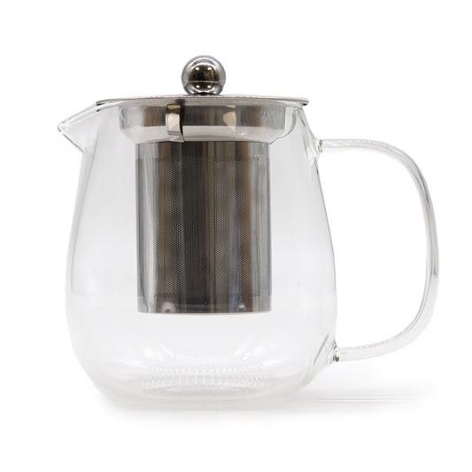 Glass Infuser Teapot - Contemporary - 550ml - ScentiMelti  Glass Infuser Teapot - Contemporary - 550ml