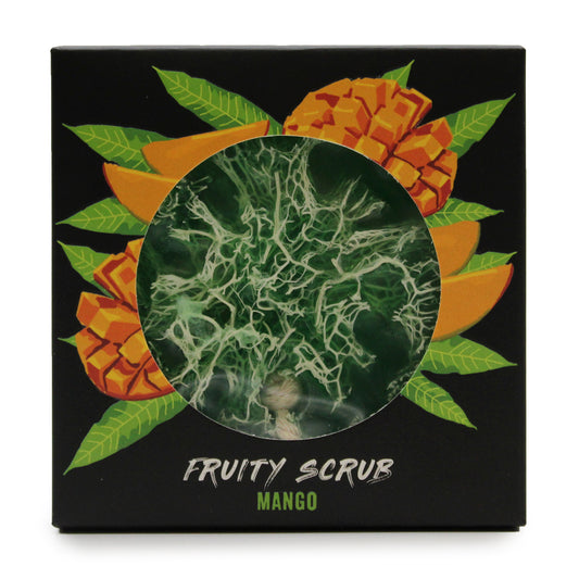 Fruity Scrub Soap on a Rope | Mango | Soap Sponges - ScentiMelti Home Fragrance, Beauty & Gifts UK