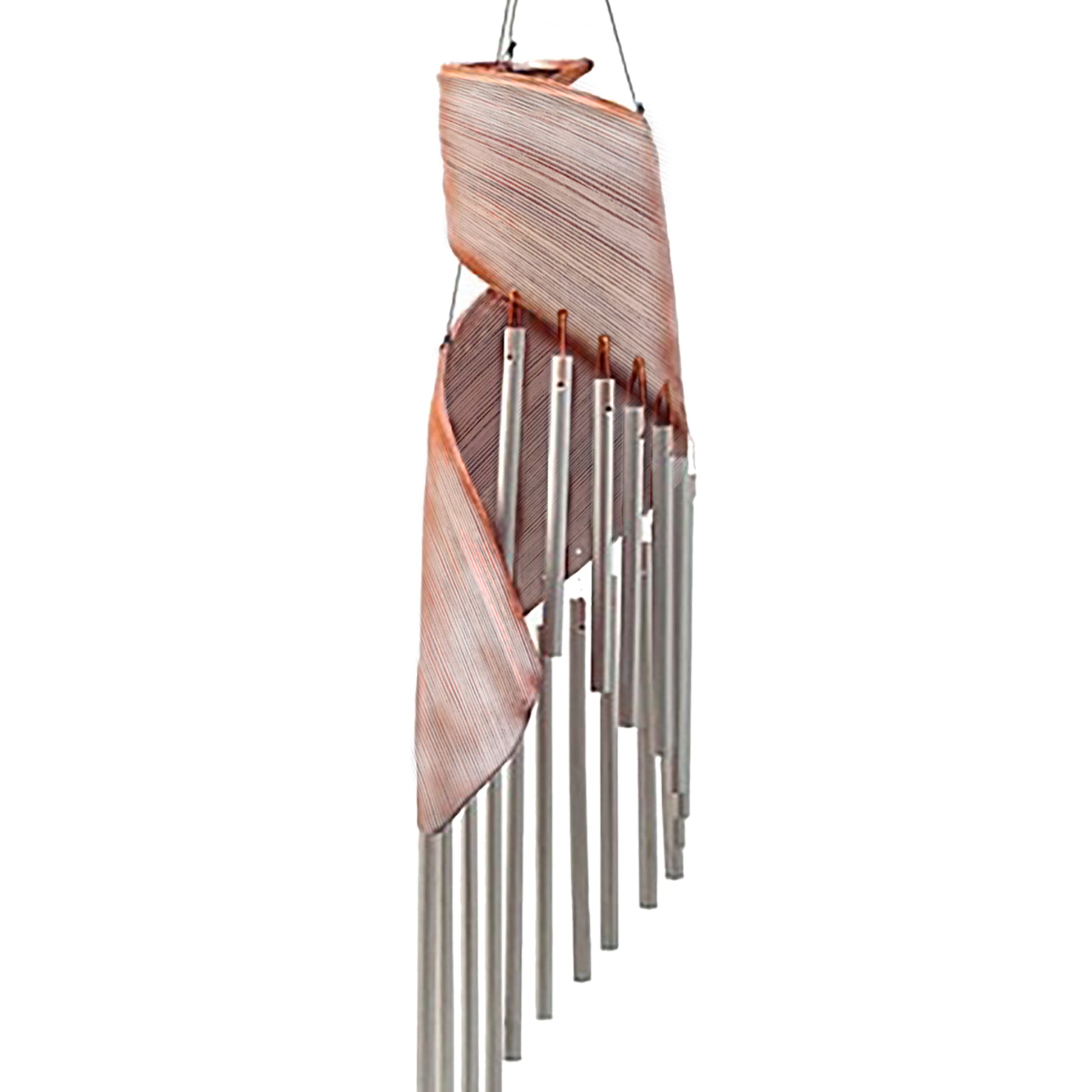 Coconut Leaf Wind Chimes - Whitewash - ScentiMelti  Coconut Leaf Wind Chimes - Whitewash