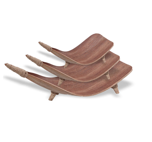 Coconut Leaf Fruit Bowl Set - Natural - ScentiMelti  Coconut Leaf Fruit Bowl Set - Natural