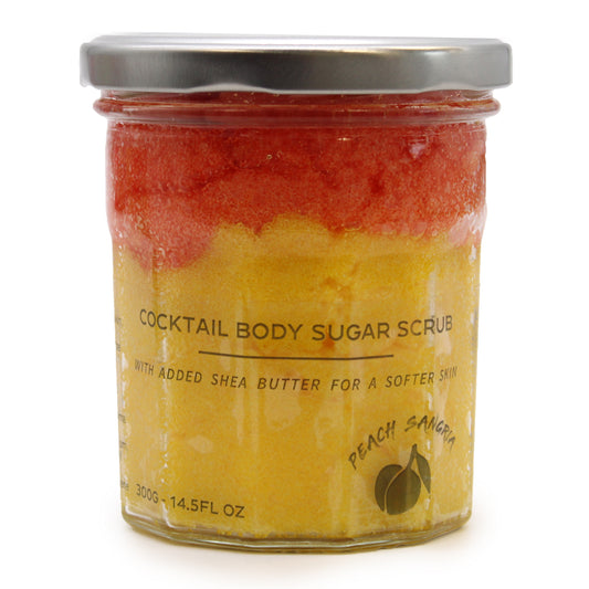 Fragranced Sugar Body Scrub - Peach Sangria 300g - ScentiMelti  Fragranced Sugar Body Scrub - Peach Sangria 300g