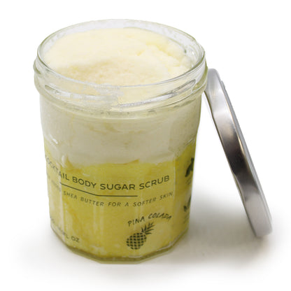 Fragranced Sugar Body Scrub - Pinacolada 300g - ScentiMelti  Fragranced Sugar Body Scrub - Pinacolada 300g