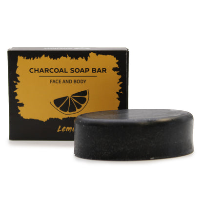 Charcoal Soap 85g - Lemon - ScentiMelti  Charcoal Soap 85g - Lemon