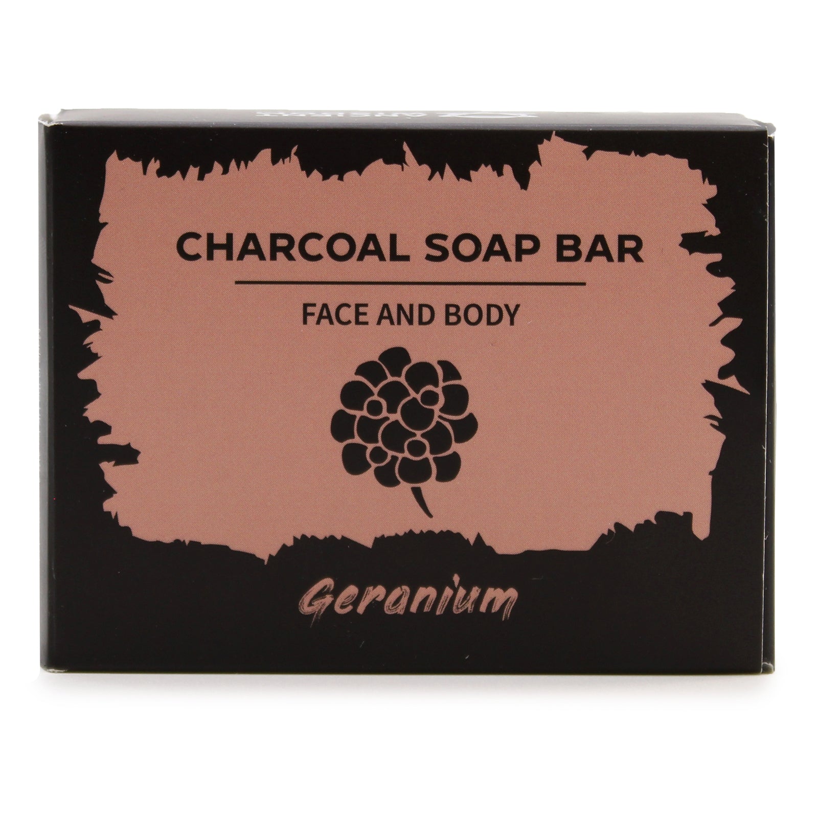 Charcoal Soap 85g - Geranium - ScentiMelti  Charcoal Soap 85g - Geranium