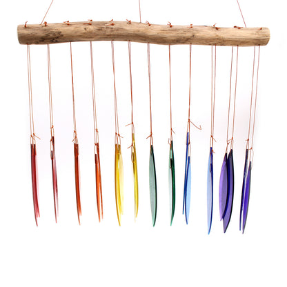 Rainbow Glass Chime - Assorted - ScentiMelti  Rainbow Glass Chime - Assorted