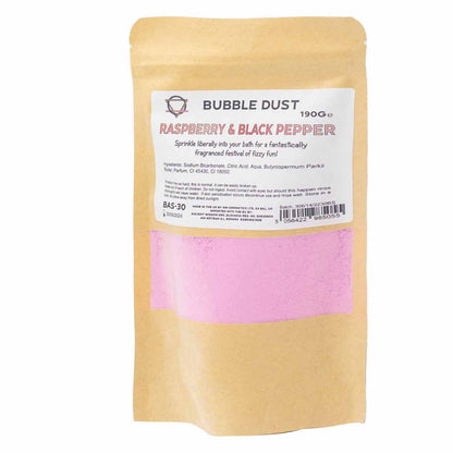 Raspberry & Black Pepper Bath Dust 190g - ScentiMelti  Raspberry & Black Pepper Bath Dust 190g