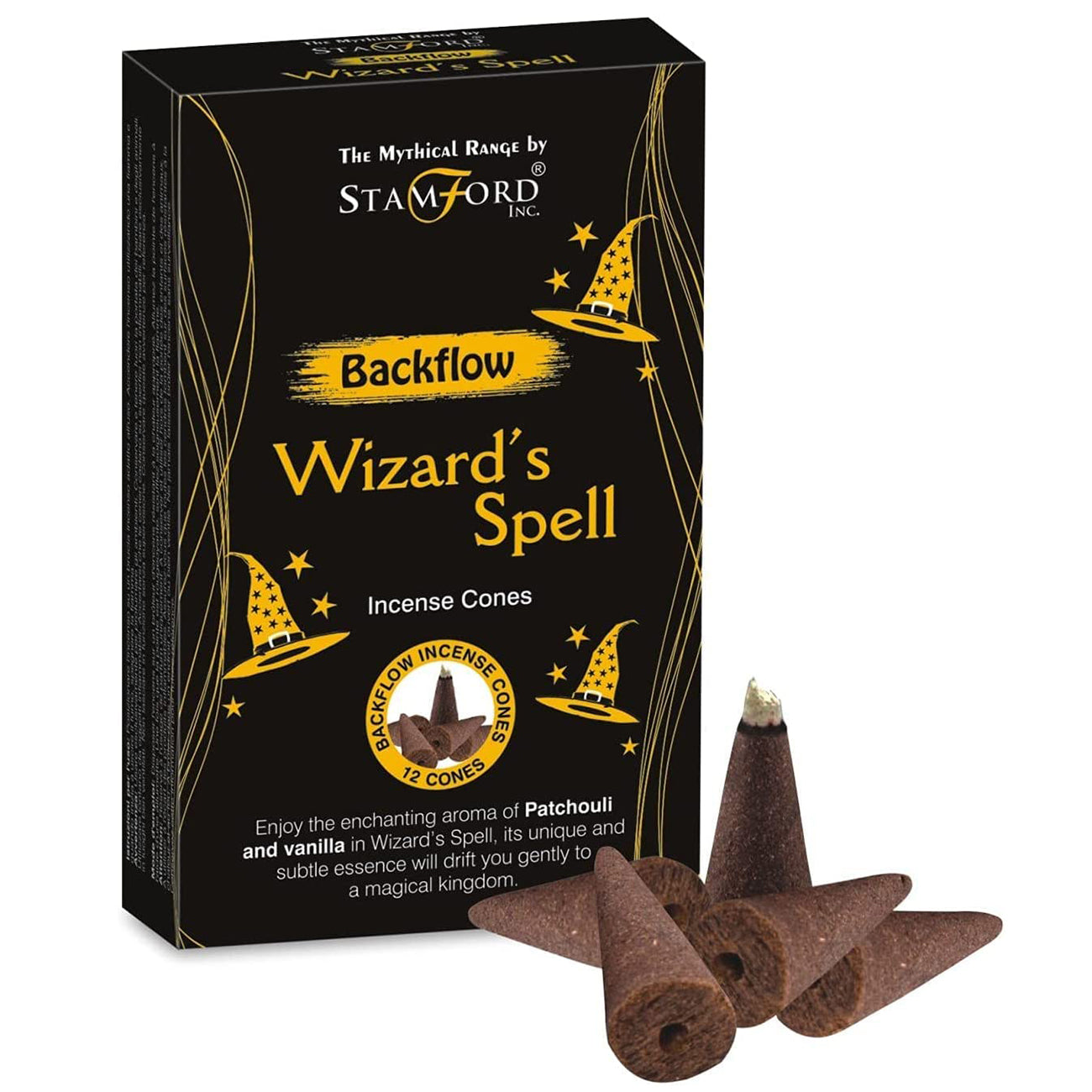 Mythical Backflow Cones - Wizard Spell - ScentiMelti  Mythical Backflow Cones - Wizard Spell