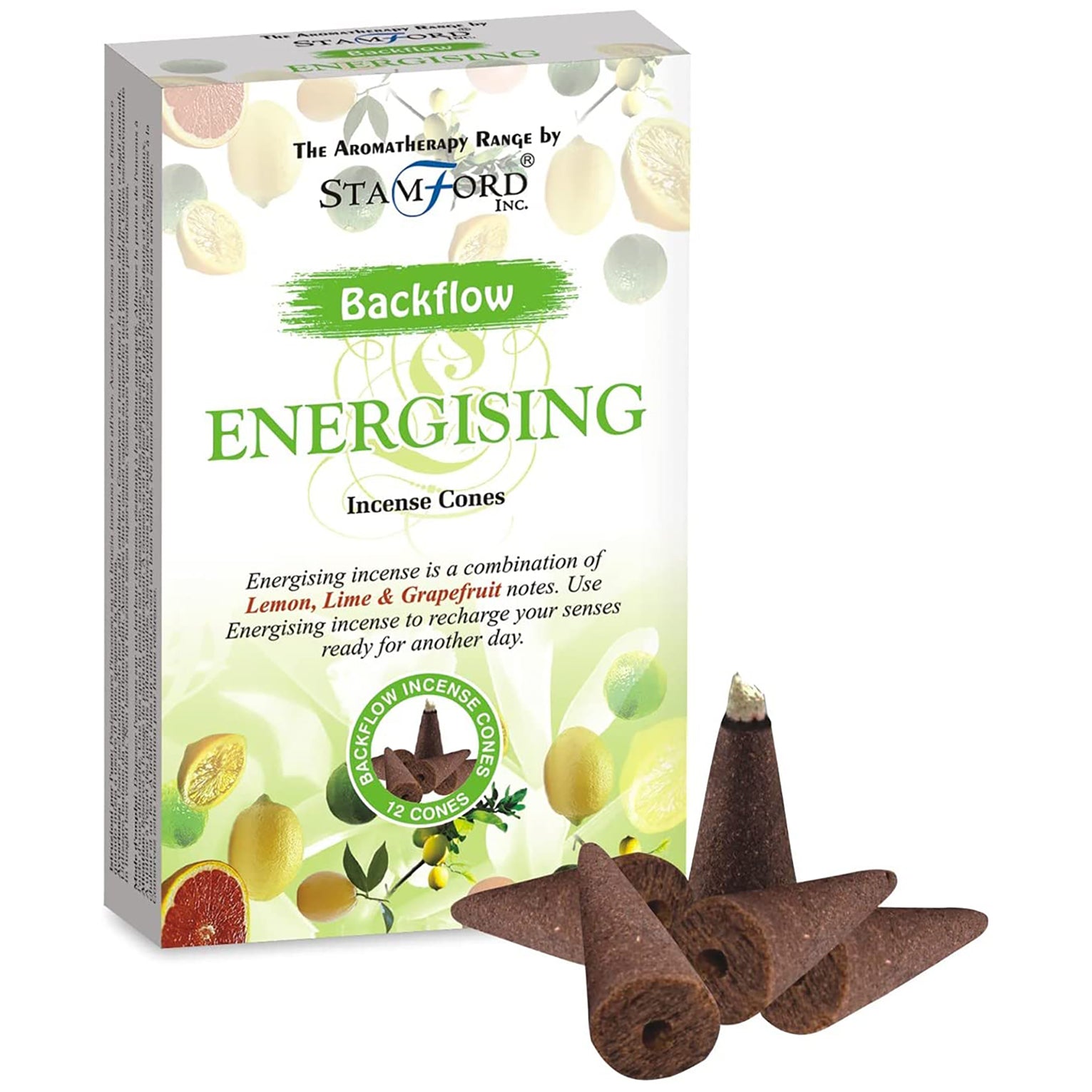 Aromatherapy Backflow Cones - Energising - ScentiMelti  Aromatherapy Backflow Cones - Energising