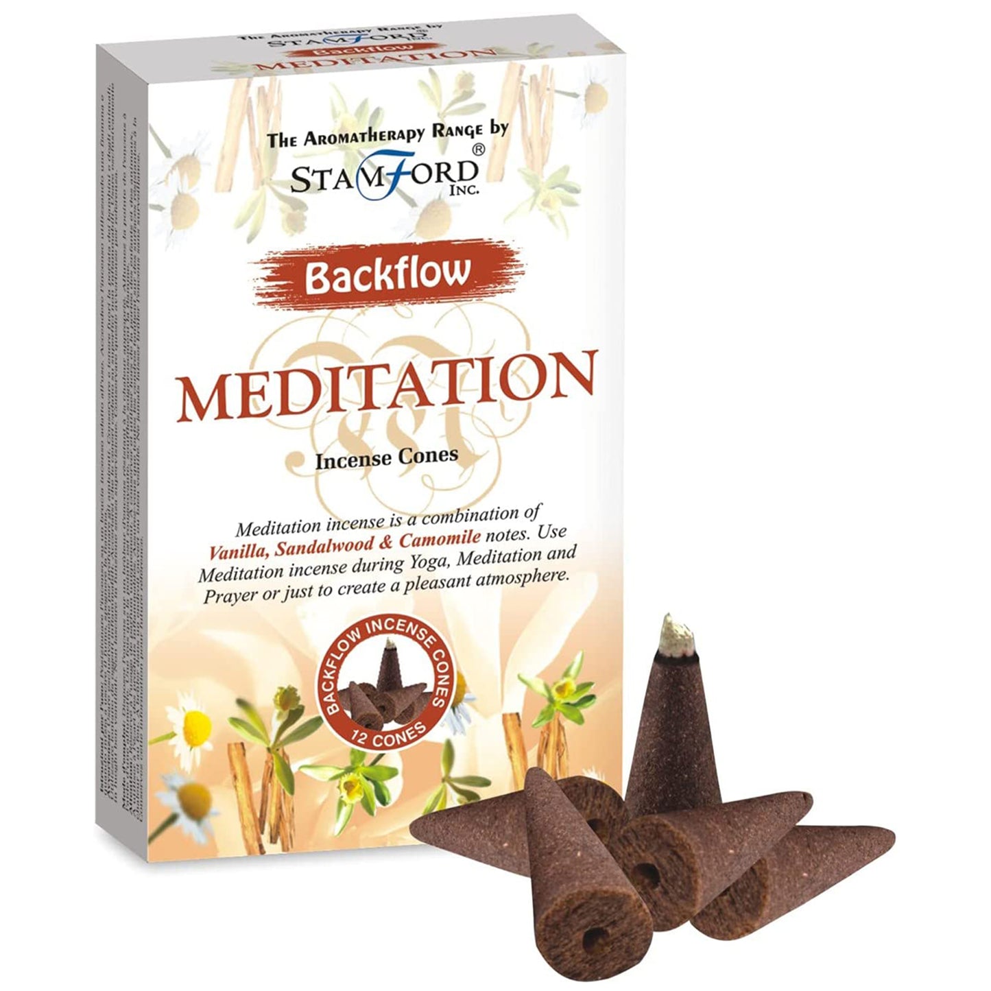 Aromatherapy Backflow Cones - Meditation - ScentiMelti  Aromatherapy Backflow Cones - Meditation