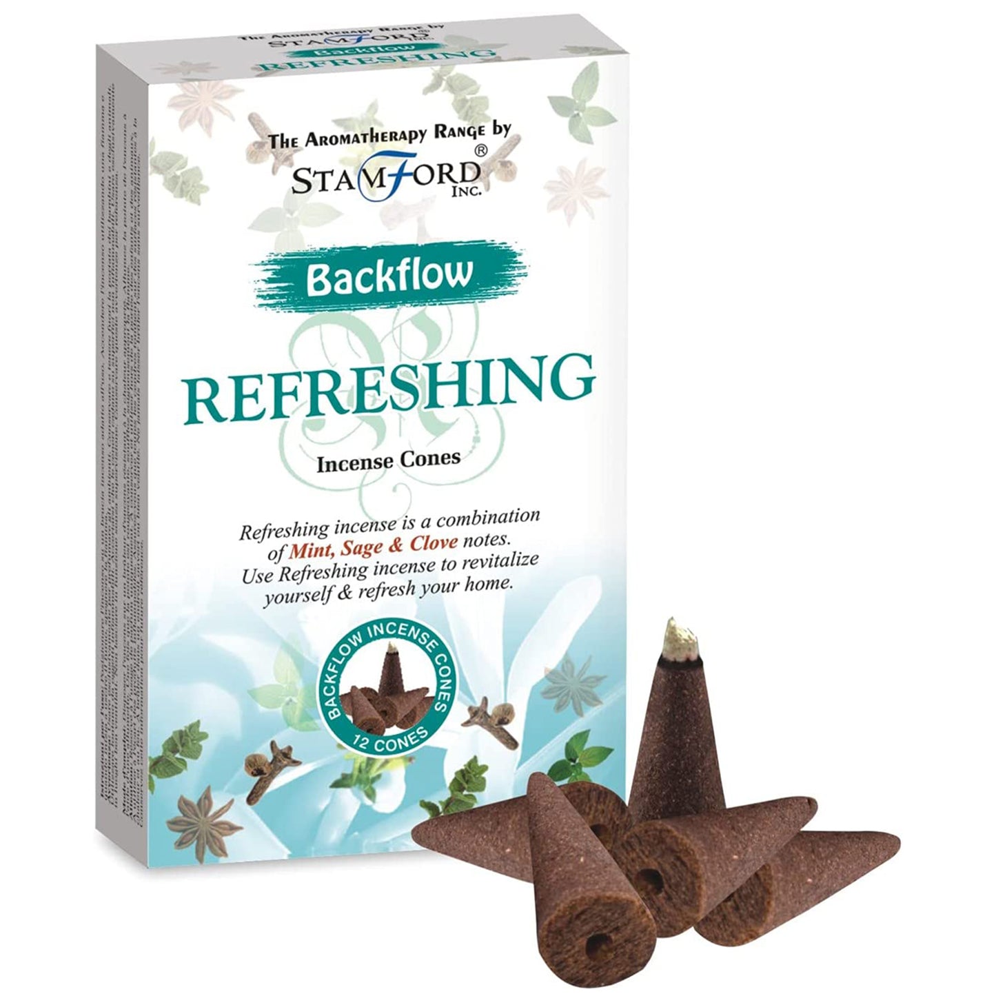 Aromatherapy Backflow Cones - Refreshing - ScentiMelti  Aromatherapy Backflow Cones - Refreshing