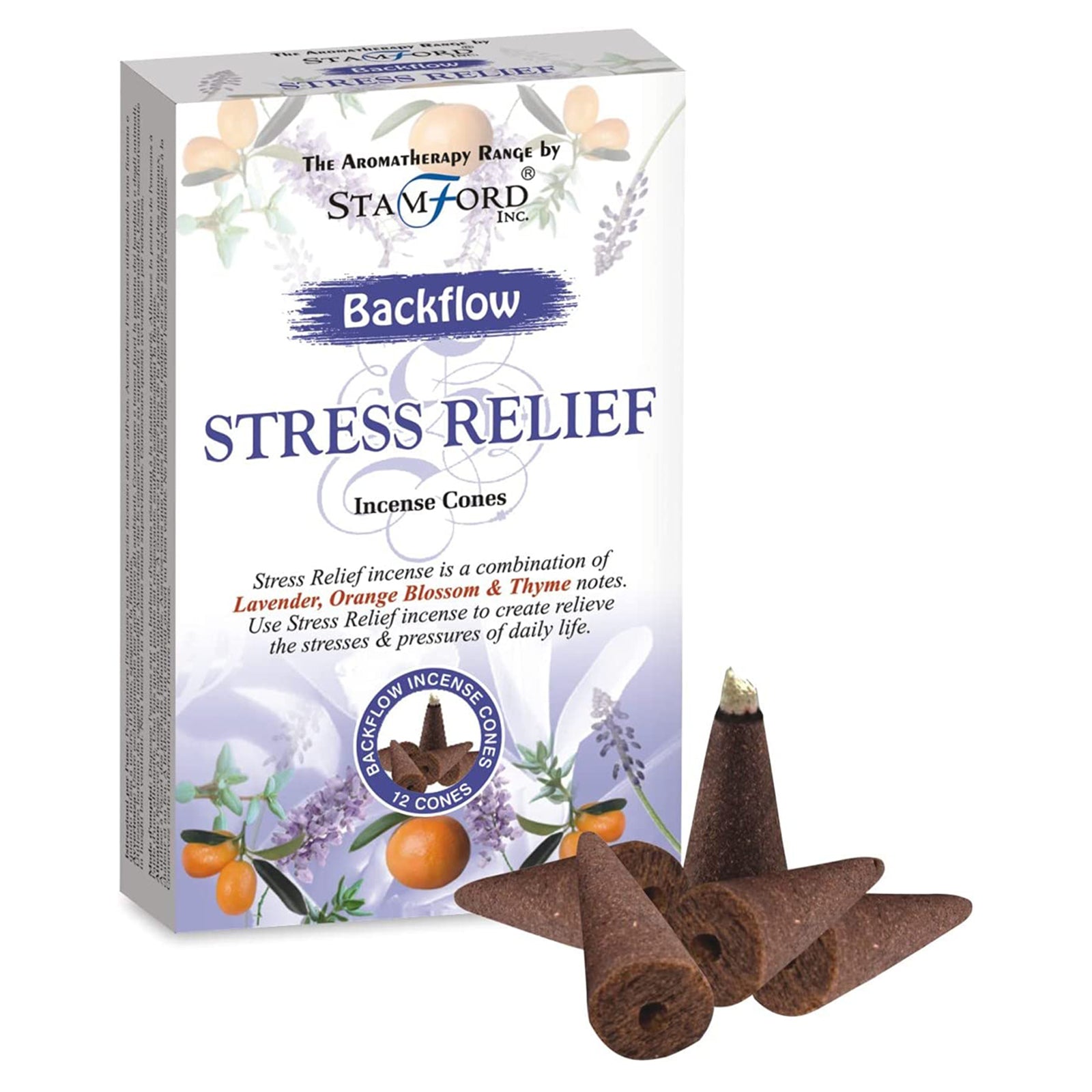 Aromatherapy Backflow Cones - Stress Release - ScentiMelti  Aromatherapy Backflow Cones - Stress Release