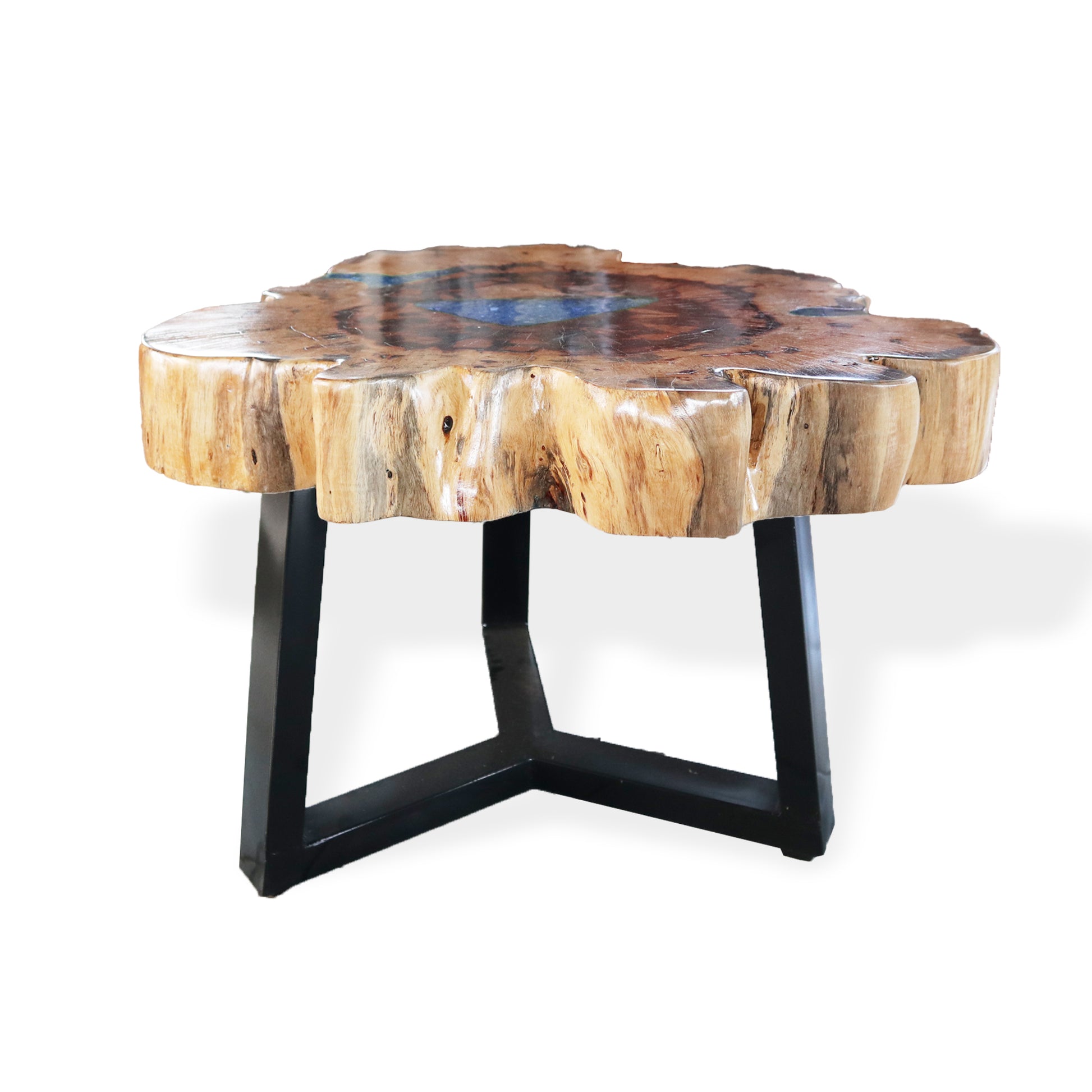 Tamarind and Resin Coffee Table - Aqua - ScentiMelti Home Fragrance, Beauty & Gifts UK