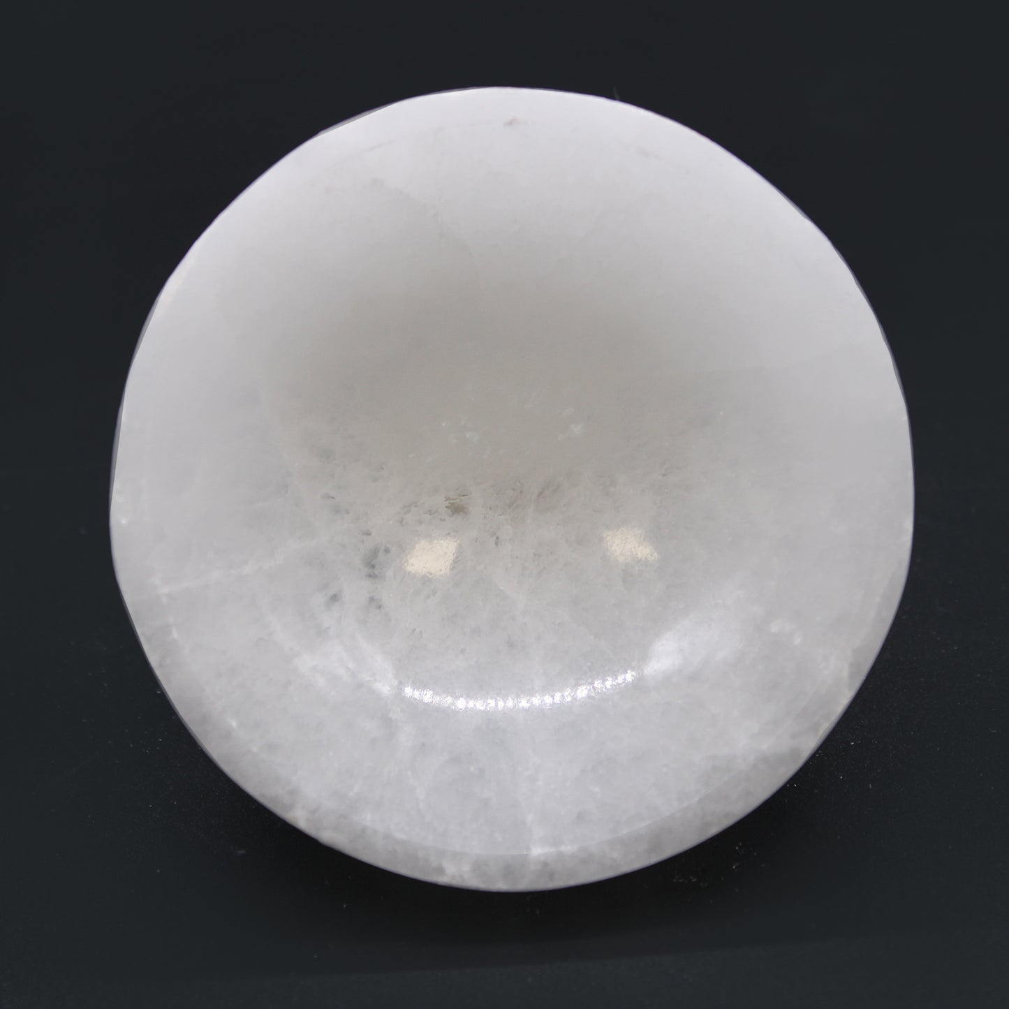 Selenite Round Bowl - 10cm - ScentiMelti  Selenite Round Bowl - 10cm