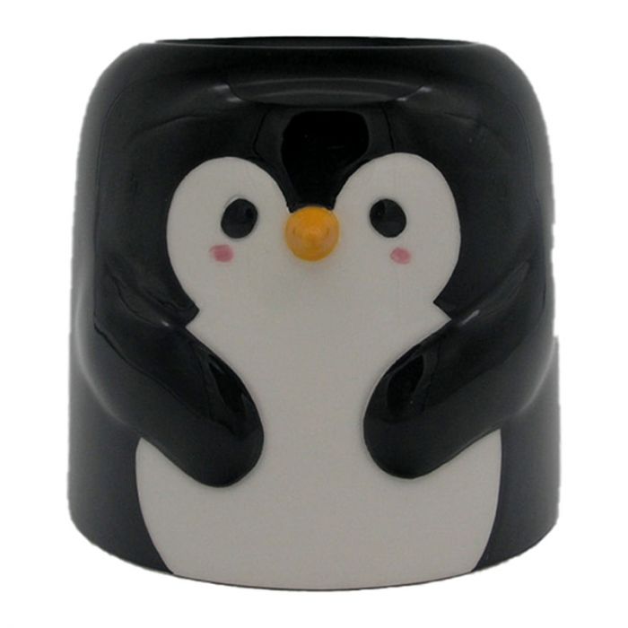 Penguin Shaped Ceramic Oil Burner - ScentiMelti  Penguin Shaped Ceramic Oil Burner