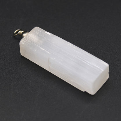 Selenite Natural Pendant - ScentiMelti  Selenite Natural Pendant