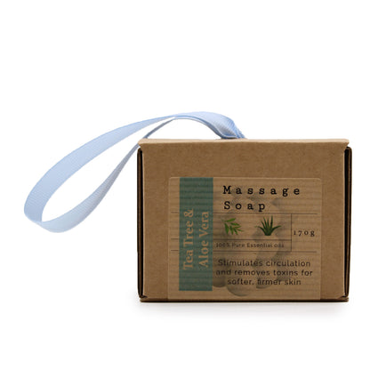 Boxed Single Massage Soaps - Tea Tree & Aloe Vera - ScentiMelti  Boxed Single Massage Soaps - Tea Tree & Aloe Vera